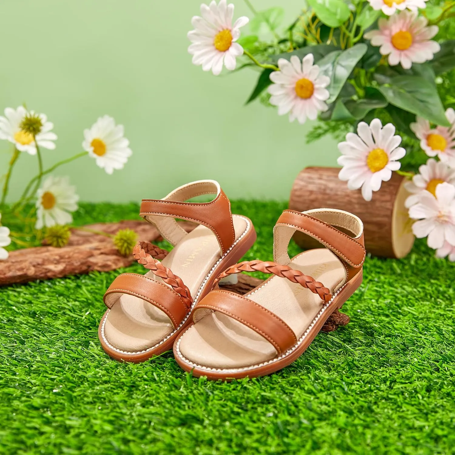 Toddler Flower Girl Sandals - Girl Summer Dress Shoes Toddler Little Kid Wedding Party