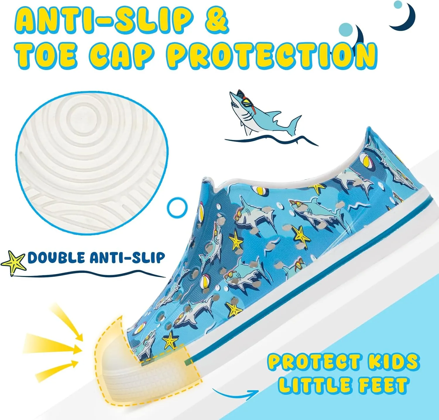 Toddler Sandals for Boys Girls Kids Summer Quick Dry Sneakers Pool Beach Swim Water Shoes for Children
