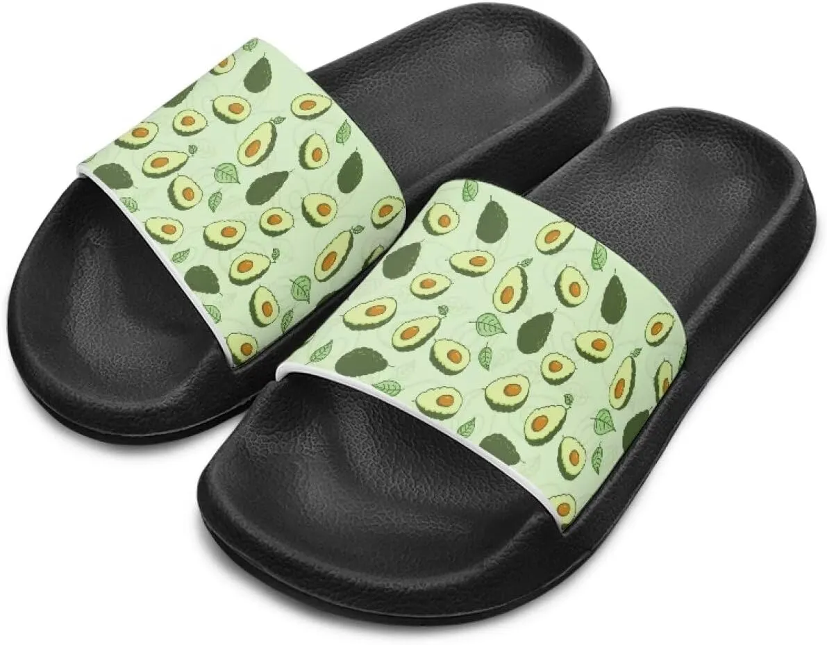Toddler Slide Sandals Lightweight Slippers Slip Resistant Footwear Cushioned Thick Sole Beach Slides Pool Sandals