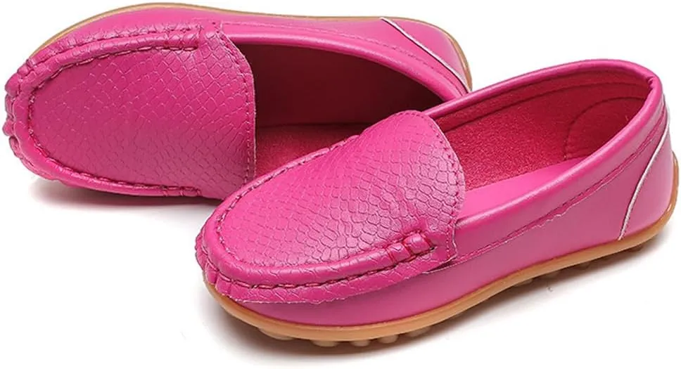 Toddler Slip-on Shoes Boys Loafers Candy Colors Girls Moccasins