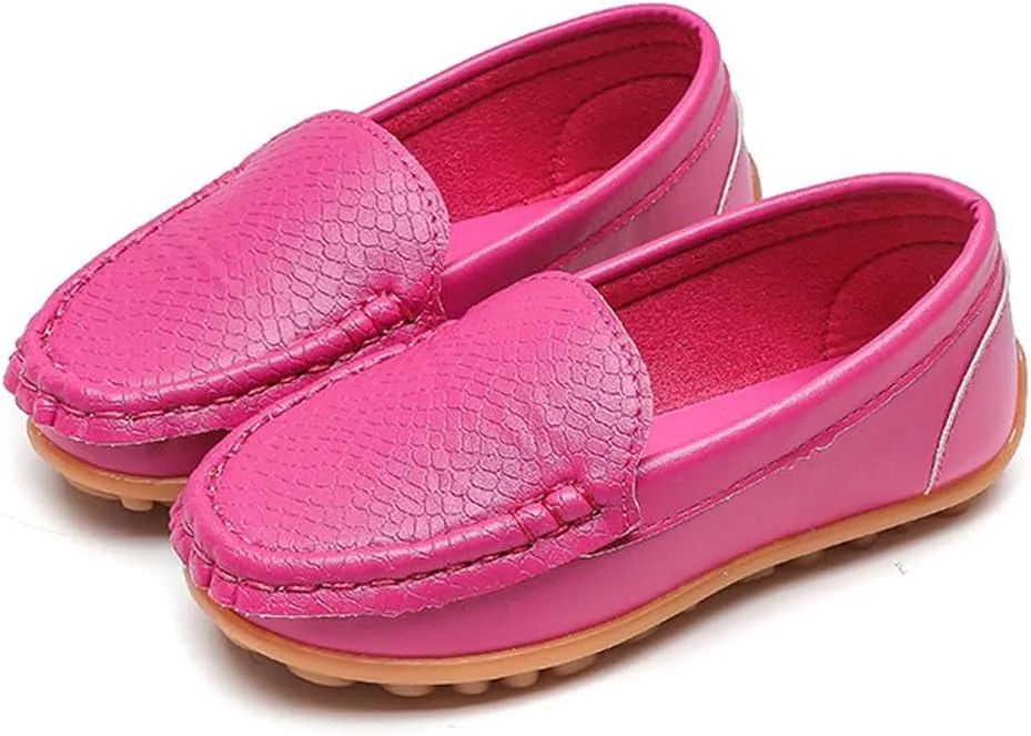 Toddler Slip-on Shoes Boys Loafers Candy Colors Girls Moccasins
