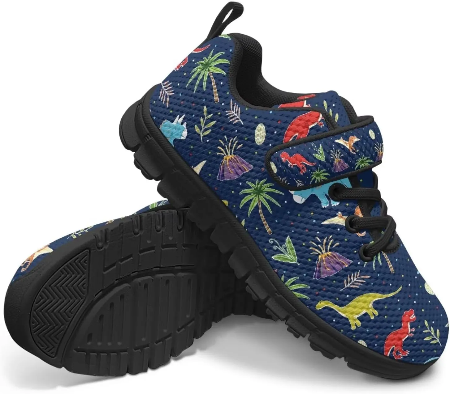 Toddler Sneakers for Boys and Girls Portable Hook and Loops Tennis Running Shoes Walking Shoes for Outdoor Indoor