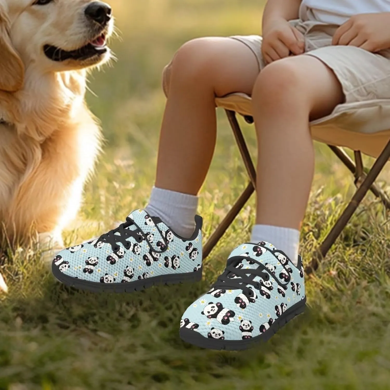 Toddler Sneakers for Boys and Girls Portable Hook and Loops Tennis Running Shoes Walking Shoes for Outdoor Indoor
