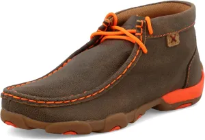 Twisted X Kid's Bomber & Neon Orange Driving Mocs