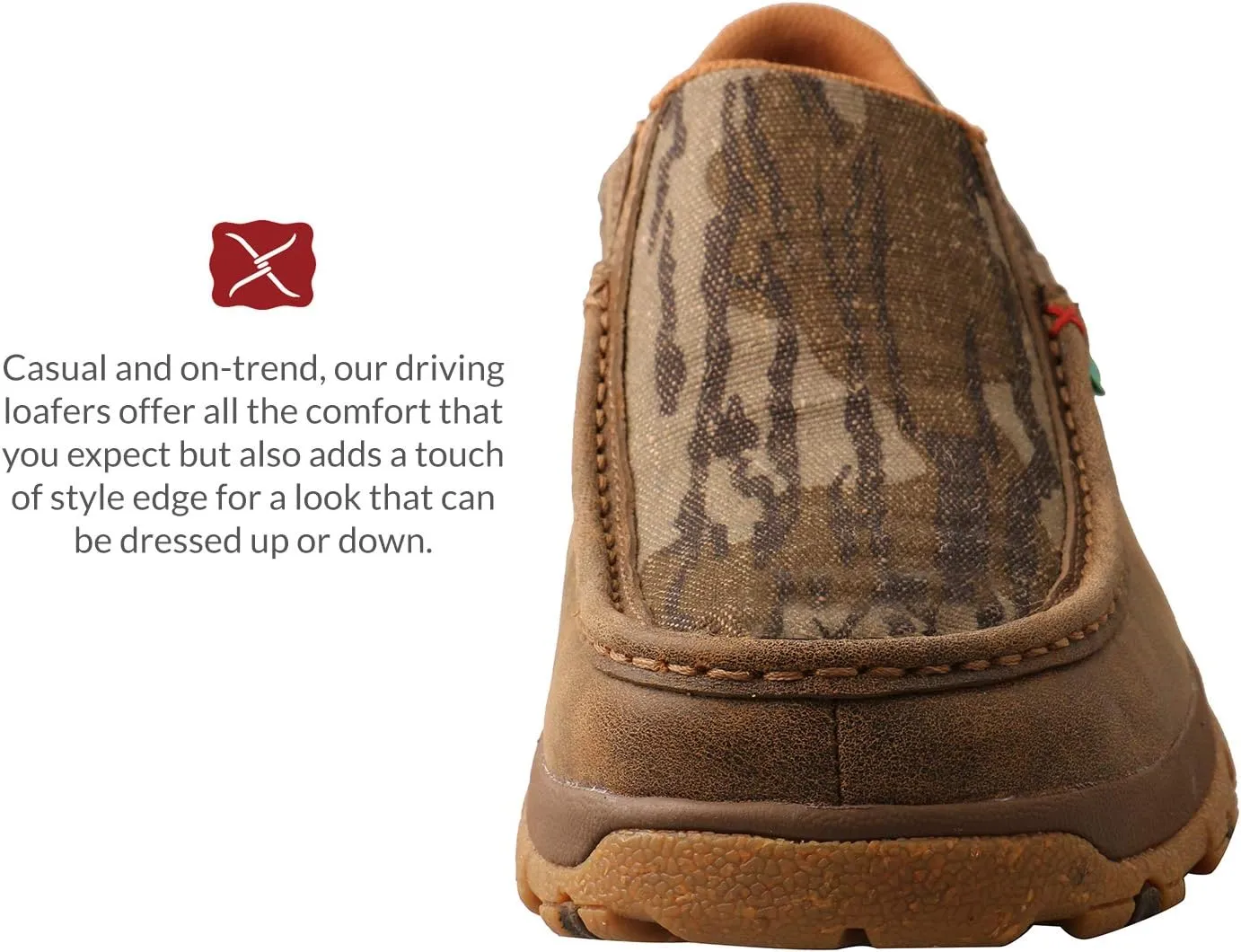 Twisted X Men's Lace-Up Chukka Driving Moc with CellStretch