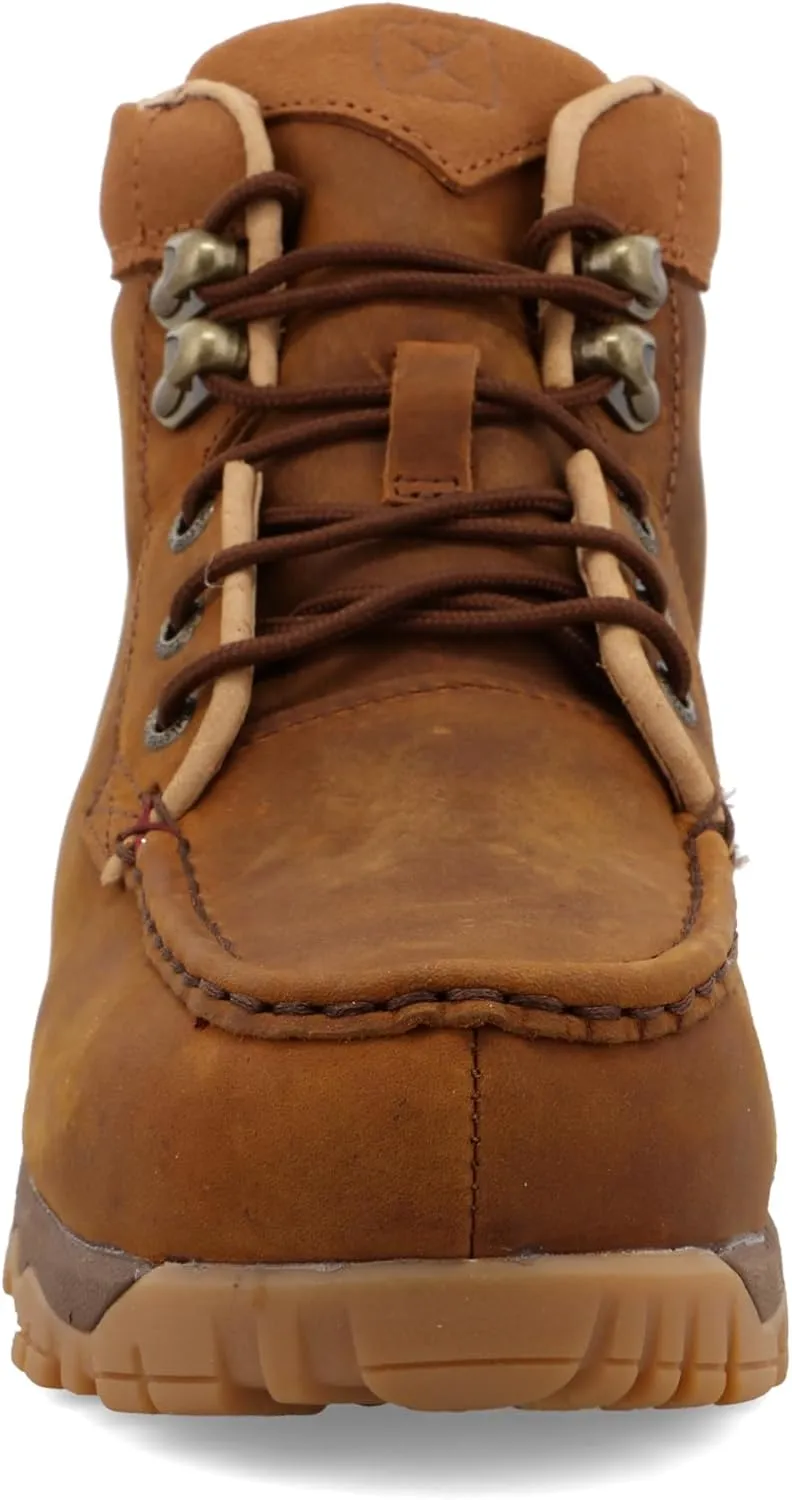 Twisted X Work Boots for Women, Alloy Safety Steel Toe Shoes for Women with EVA Midsole, CellStretch Technology, Slip-Resistant Women's Work Shoe