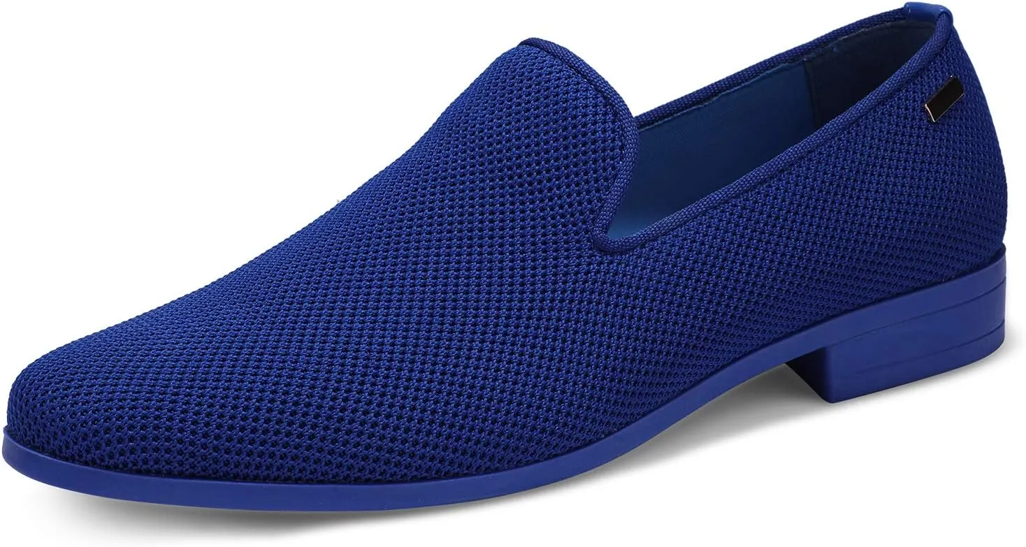 UUBARIS Mens Dress Loafers Tuxedo Suit Slip on Shoes