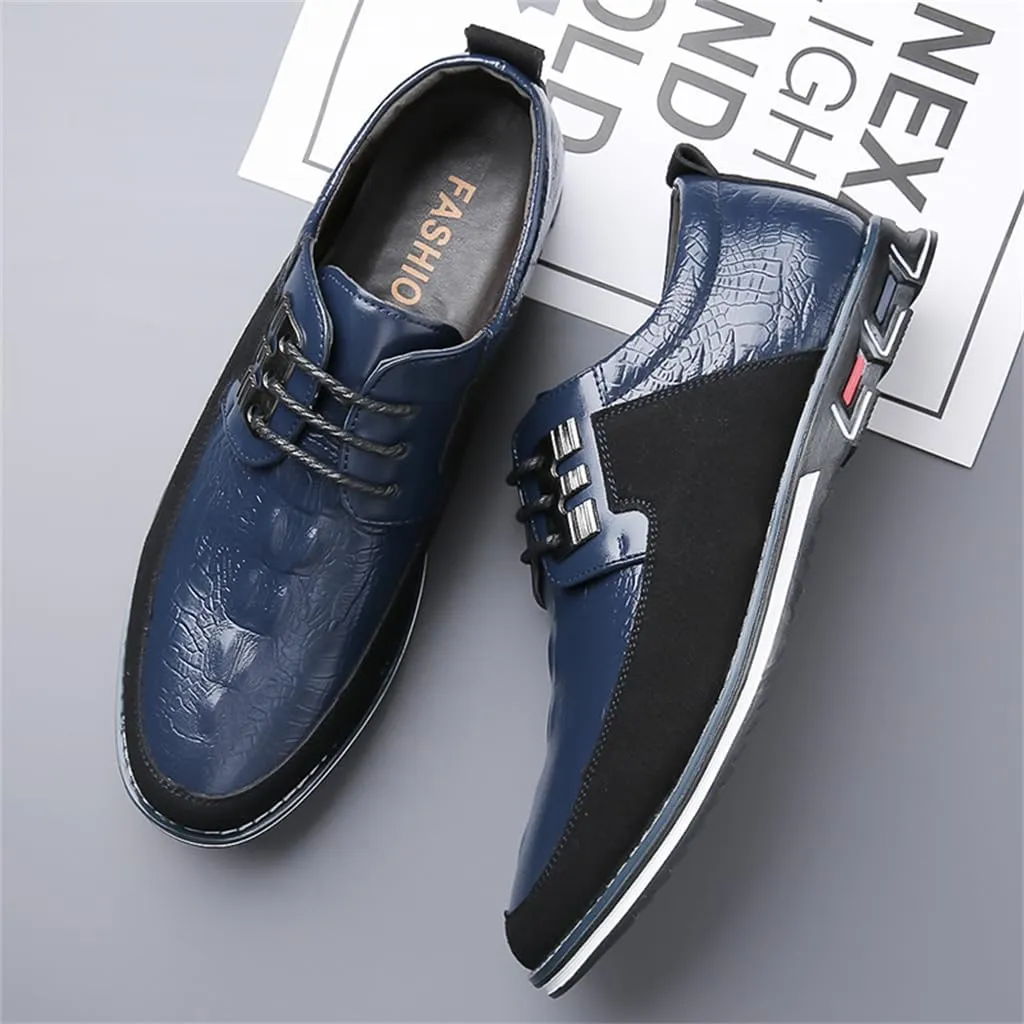Veslexth Men's Loafer Dress Shoes Fashion Casual Lace-Up Walking Sneakers Comfortable Business Work Sport Shoes