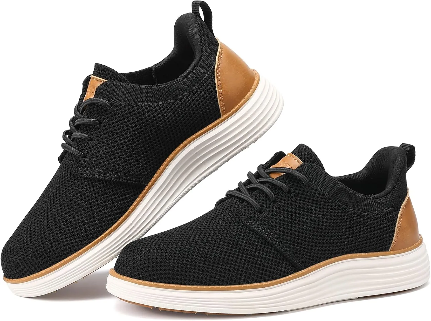 VILOCY Boy's Slip On Casual Dress Sneaker Hands Free Fashion Shoes Comfortable Oxfords Mesh Tennis Breathable School Uniform Formal Church Shoes(Little Kid/Big Kid)