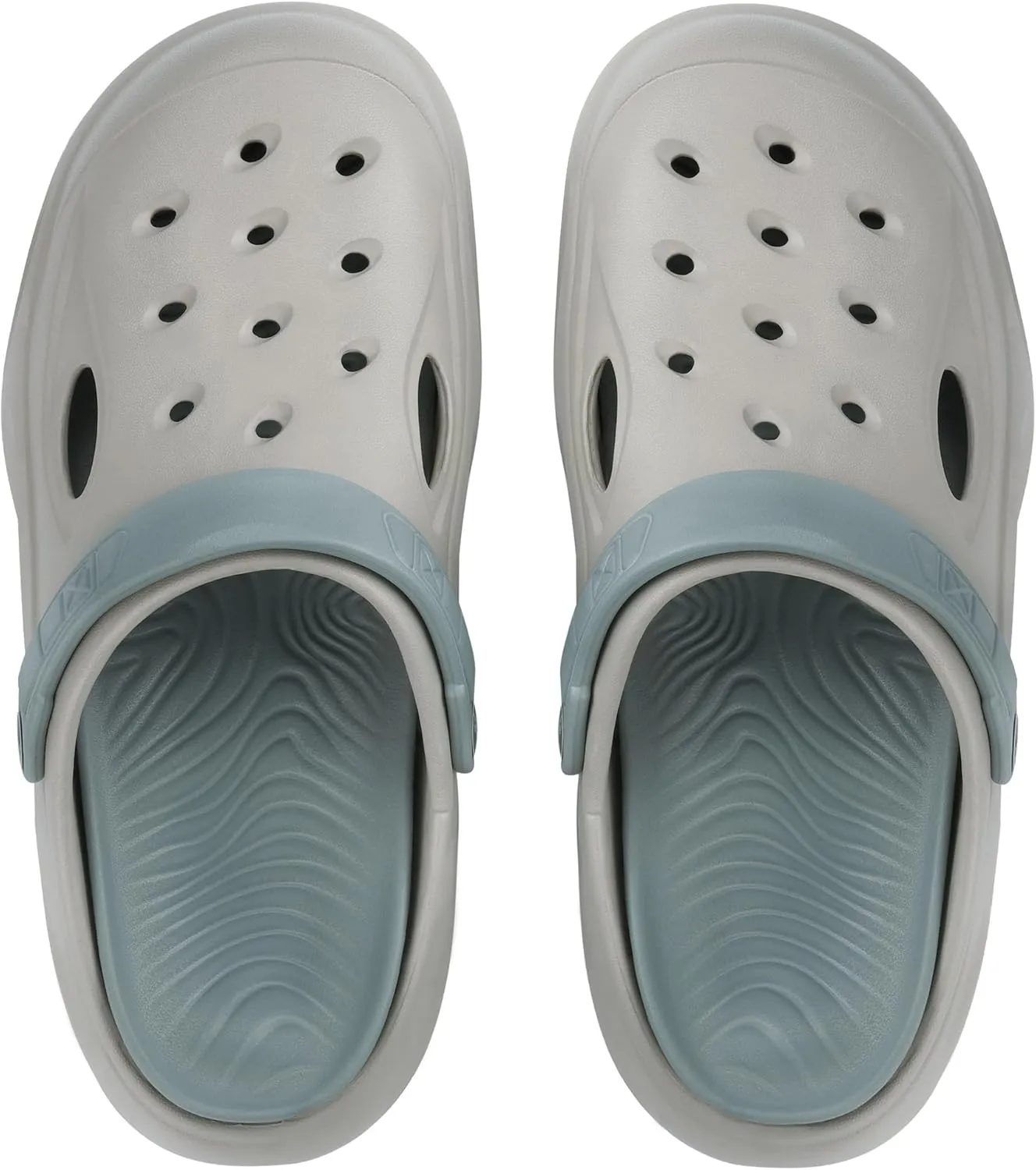 VONMAY Men's Arch Support Clogs Garden Shoes Slip-on Slides Comfortable Sandals Outdoor Beach Slippers with Romovable Cushion Insole