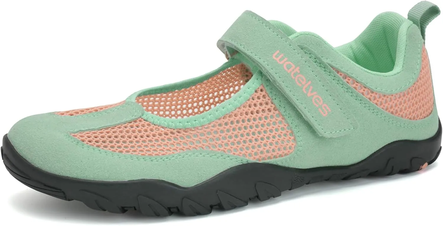WateLves Water Shoes Women Men Amphibious Hiking Sandals Closed Toe Barefoot Beach Mary Jane Walking Shoes
