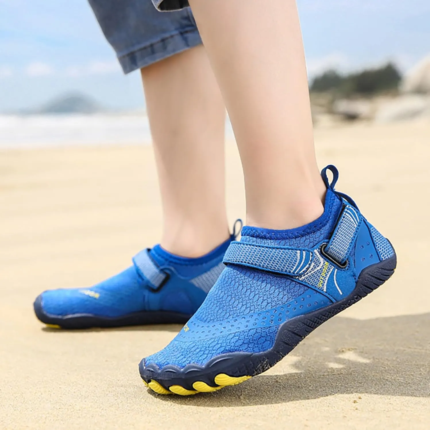 Water Shoes Men Wide Width Barefoot Aqua Socks Quick Dry Barefoot Shoes Women Water Shoes Men Wide Width Water Sports Shoes Non Slip Shoes for Beach Swim Pool River Boating Surf