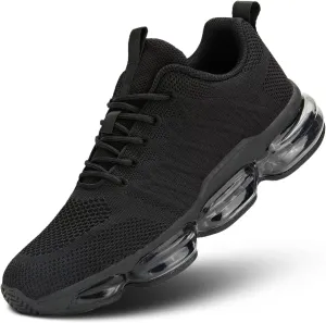 Womens Air Cushion Running Shoes Walking Jogging Fitness Gym Fashion Sneakers Lace Up Casual Comfortable Work Tennis Sport Athletic Trainers