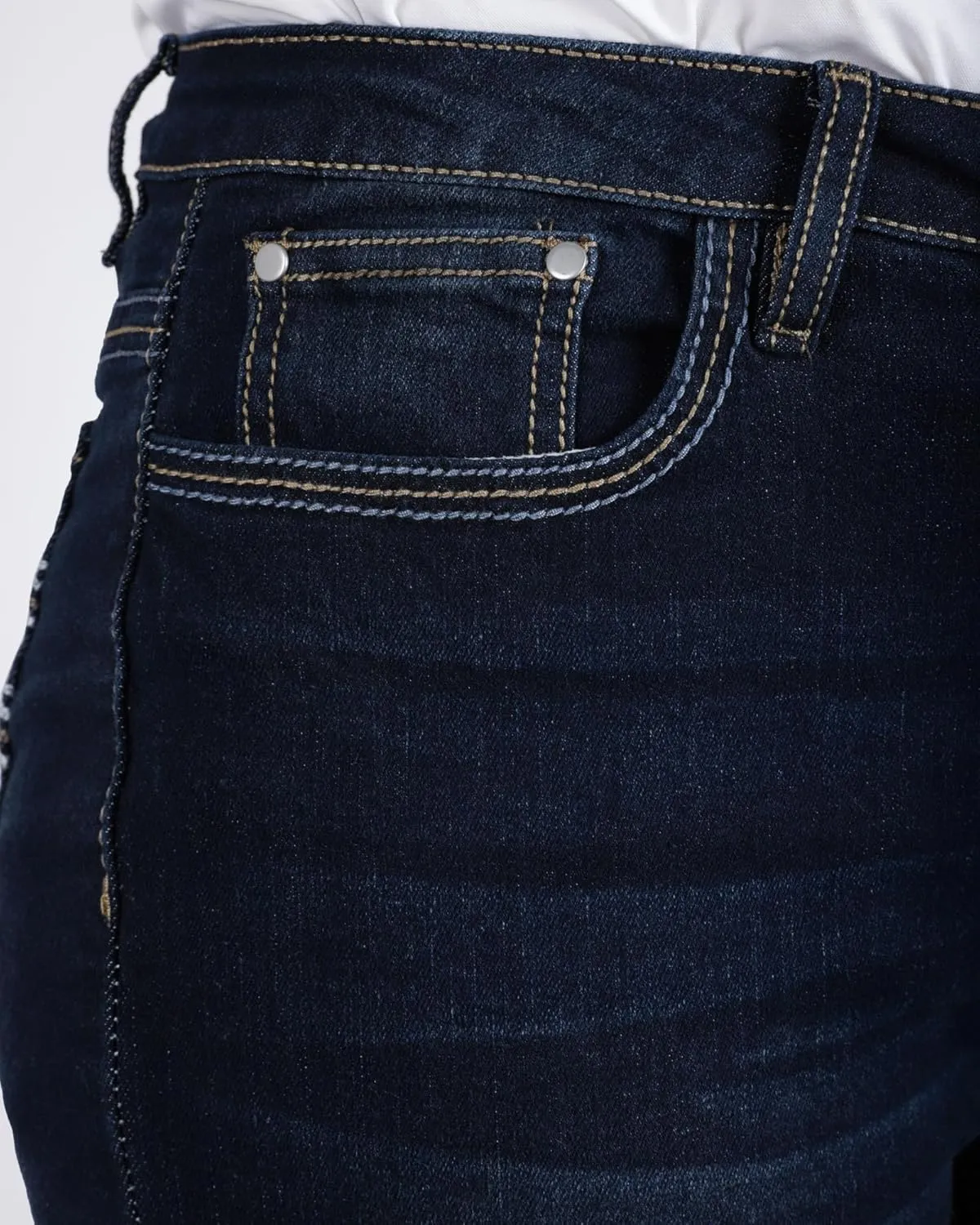 Women's Jeans 90s Mid Rise Bootcut High Stretch Boot Cut Denim Pants Pantalones De Mujer