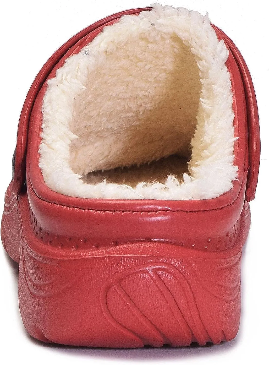 Womens Mens Fur Lined Clogs Waterproof Garden Shoes Winter Warm House Slippers Indoor Outdoor Mules