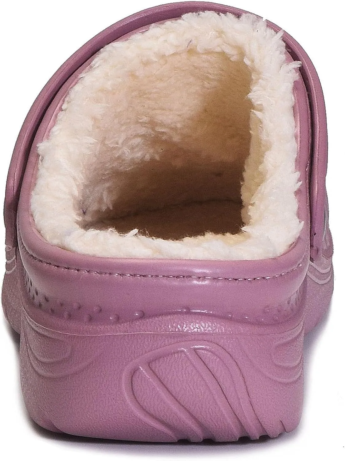 Womens Mens Fur Lined Clogs Waterproof Garden Shoes Winter Warm House Slippers Indoor Outdoor Mules