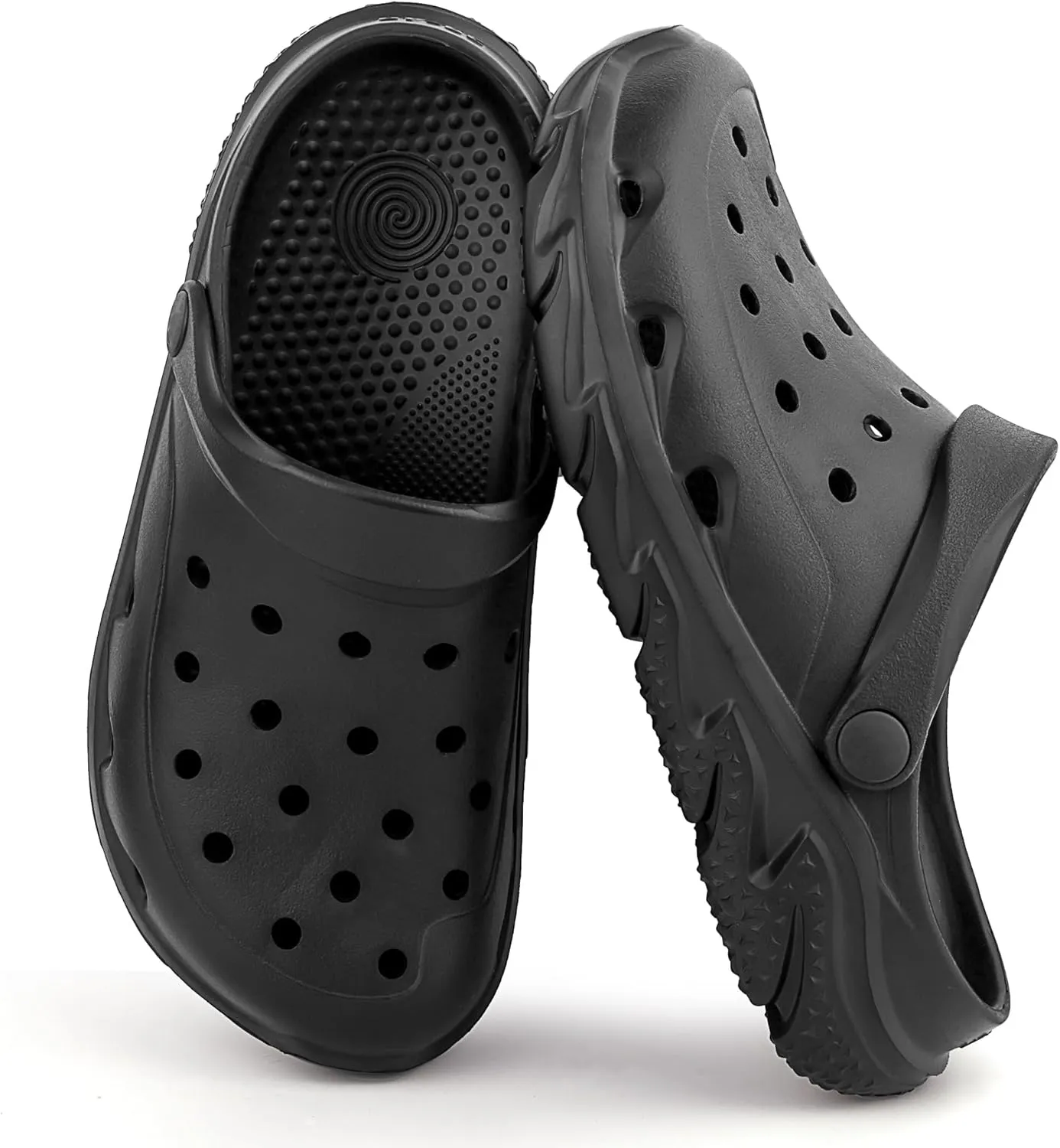 Womens Mens Garden Clogs Shoes丨Unisex Comfort Slip-on Shower Slide Sandals丨Summer Outdoor Beach Pool Slippers丨Arch Support丨Quick-Dry Water Shoes