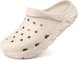 Womens Mens Garden Clogs Shoes丨Unisex Comfort Slip-on Shower Slide Sandals丨Summer Outdoor Beach Pool Slippers丨Arch Support丨Quick-Dry Water Shoes