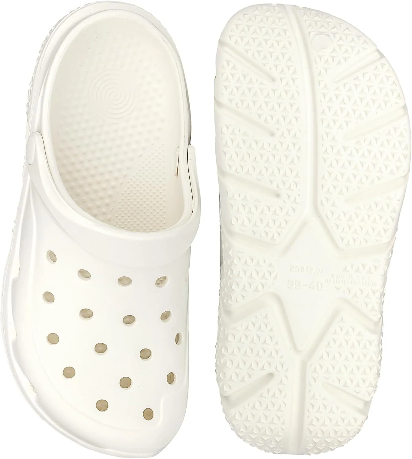 Womens Mens Garden Clogs Shoes丨Unisex Comfort Slip-on Shower Slide Sandals丨Summer Outdoor Beach Pool Slippers丨Arch Support丨Quick-Dry Water Shoes