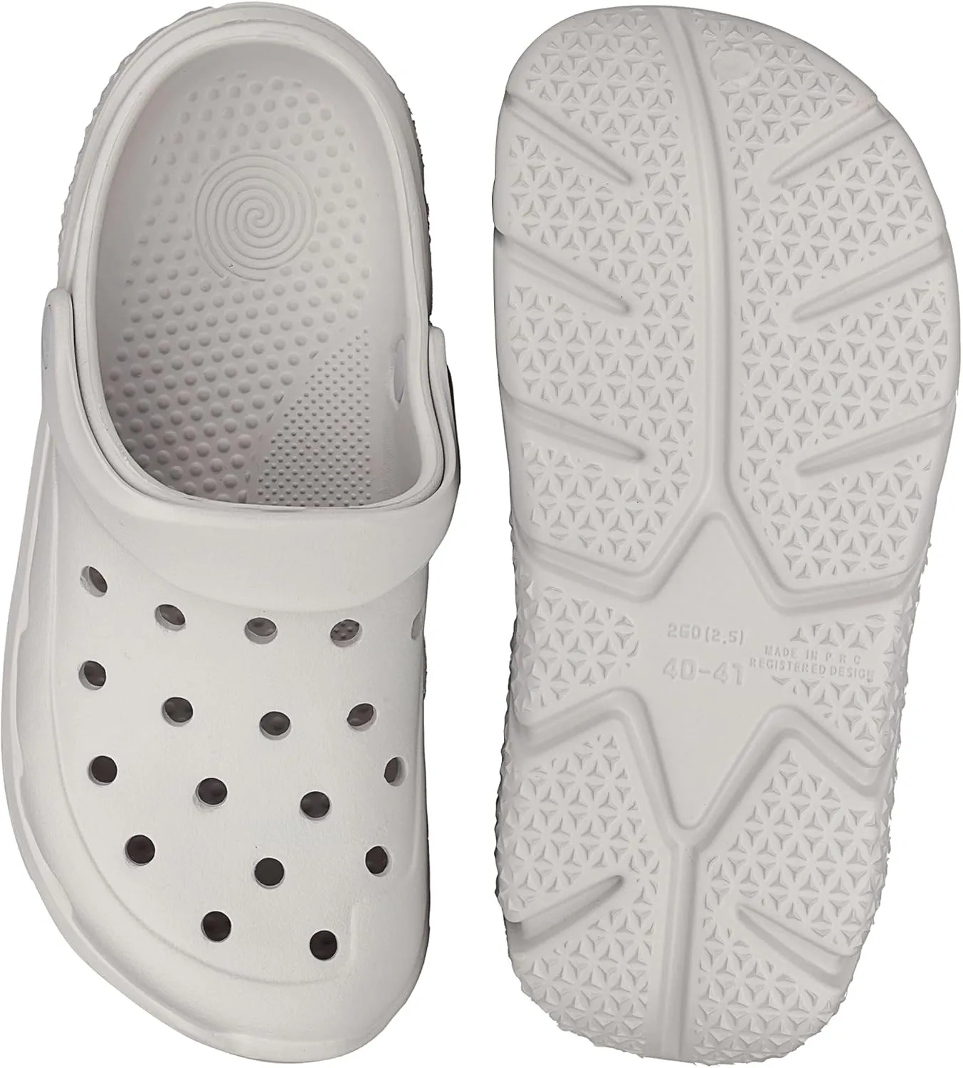 Womens Mens Garden Clogs Shoes丨Unisex Comfort Slip-on Shower Slide Sandals丨Summer Outdoor Beach Pool Slippers丨Arch Support丨Quick-Dry Water Shoes