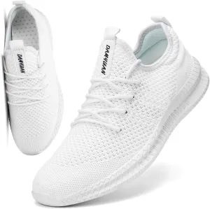 Womens Running Walking Shoes Tennis Slip On Fashion Sneakers Women Sport Workout Gym Shoes Womens Athletic Hiking Nurse Non Slip Lightweight Breathable Shoes