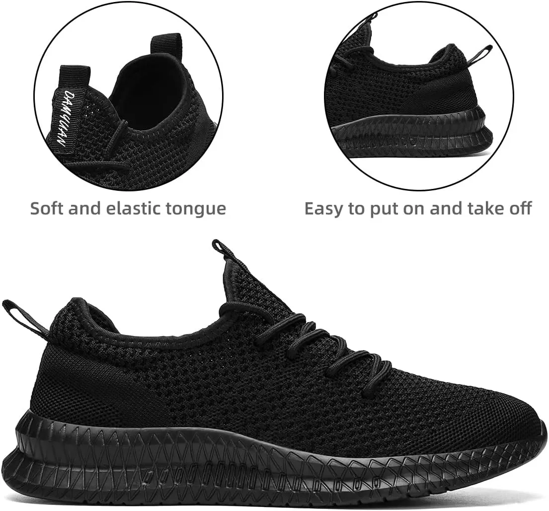 Womens Running Walking Shoes Tennis Slip On Fashion Sneakers Women Sport Workout Gym Shoes Womens Athletic Hiking Nurse Non Slip Lightweight Breathable Shoes