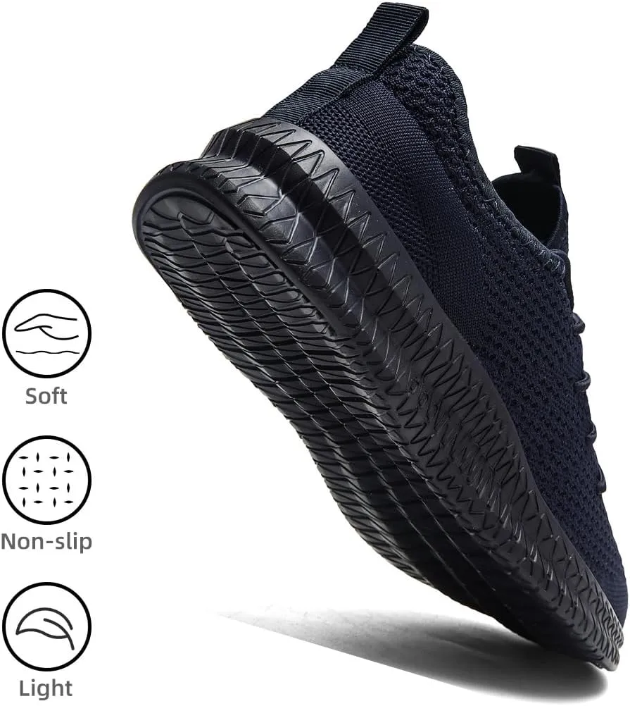 Womens Running Walking Shoes Tennis Slip On Fashion Sneakers Women Sport Workout Gym Shoes Womens Athletic Hiking Nurse Non Slip Lightweight Breathable Shoes