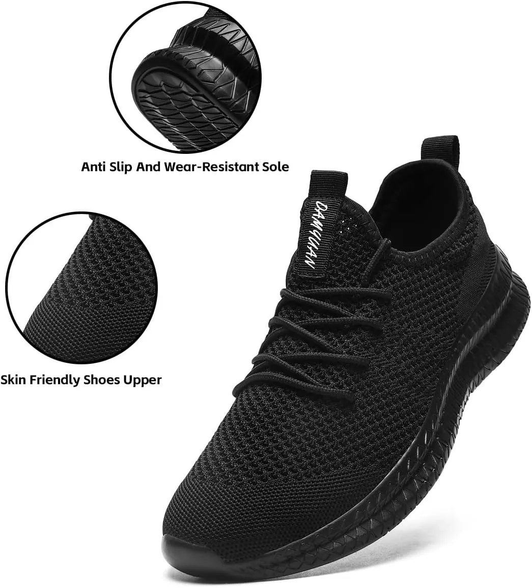 Womens Running Walking Shoes Tennis Slip On Fashion Sneakers Women Sport Workout Gym Shoes Womens Athletic Hiking Nurse Non Slip Lightweight Breathable Shoes