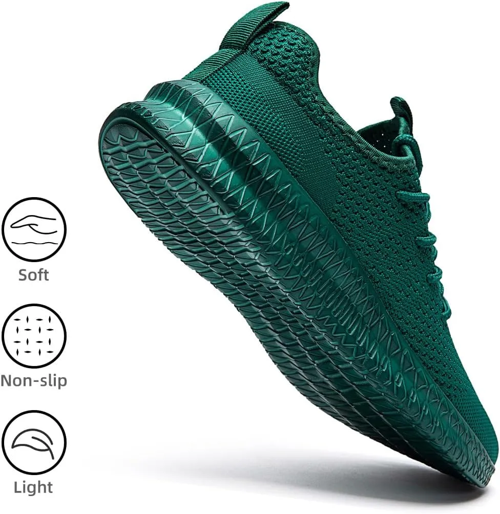 Womens Running Walking Shoes Tennis Slip On Fashion Sneakers Women Sport Workout Gym Shoes Womens Athletic Hiking Nurse Non Slip Lightweight Breathable Shoes