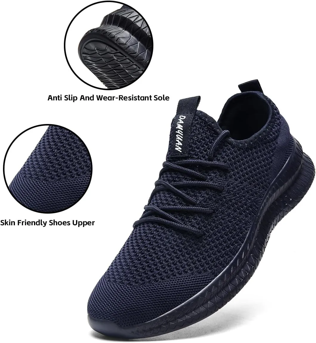 Womens Running Walking Shoes Tennis Slip On Fashion Sneakers Women Sport Workout Gym Shoes Womens Athletic Hiking Nurse Non Slip Lightweight Breathable Shoes