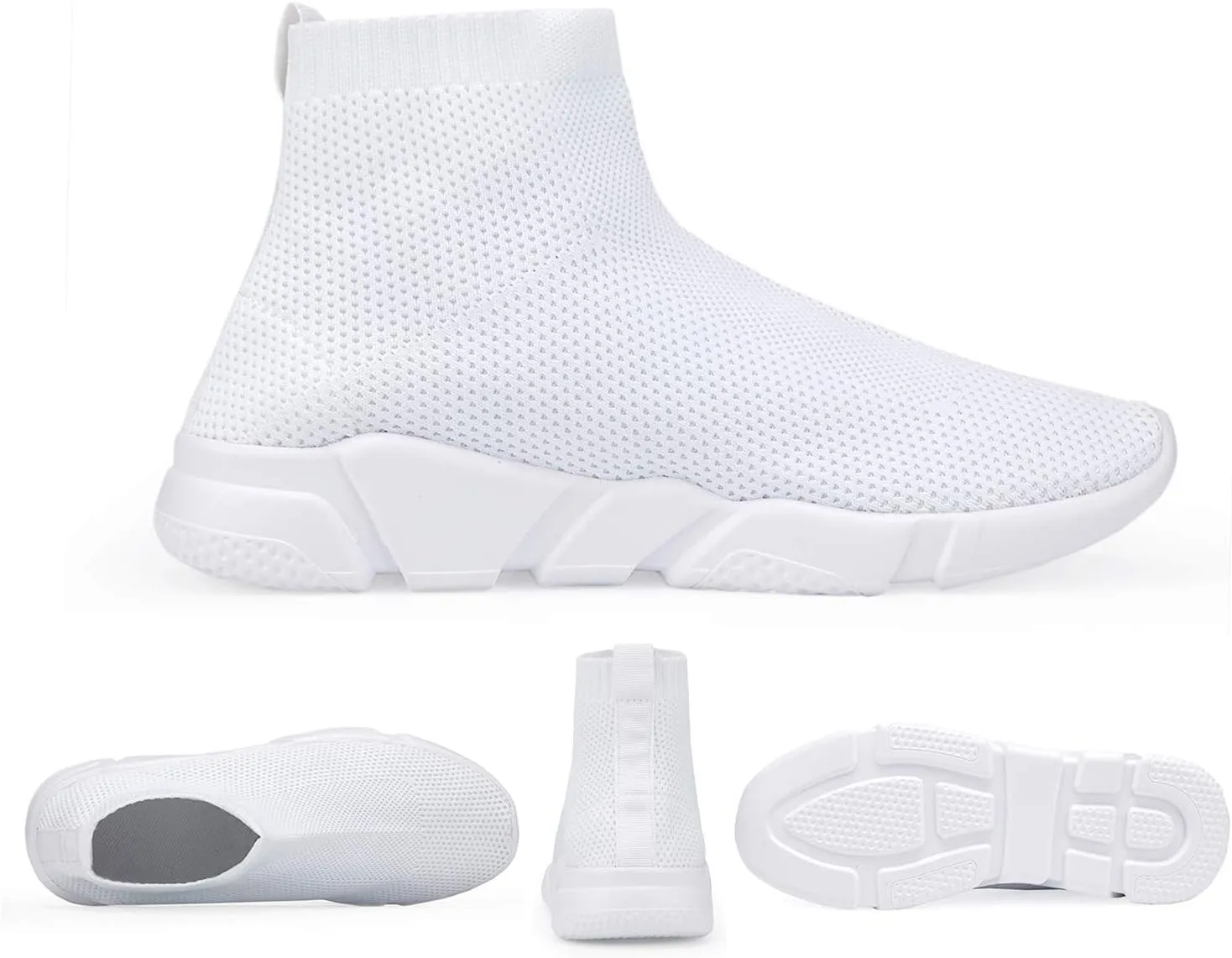 Women's Slip On Socks Sneakers Walking Shoes Running Tennis Athletic Gym Workout Non Slip Athletic Fashion Sneakers