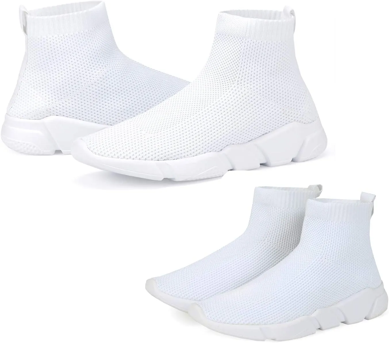 Women's Slip On Socks Sneakers Walking Shoes Running Tennis Athletic Gym Workout Non Slip Athletic Fashion Sneakers