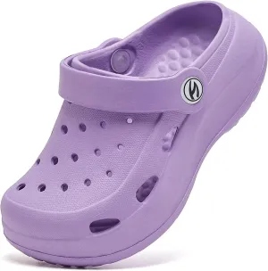 WOUEOI Boys Girls Garden Shoes Toddler Cartoon Slides Sandals Kids Clogs