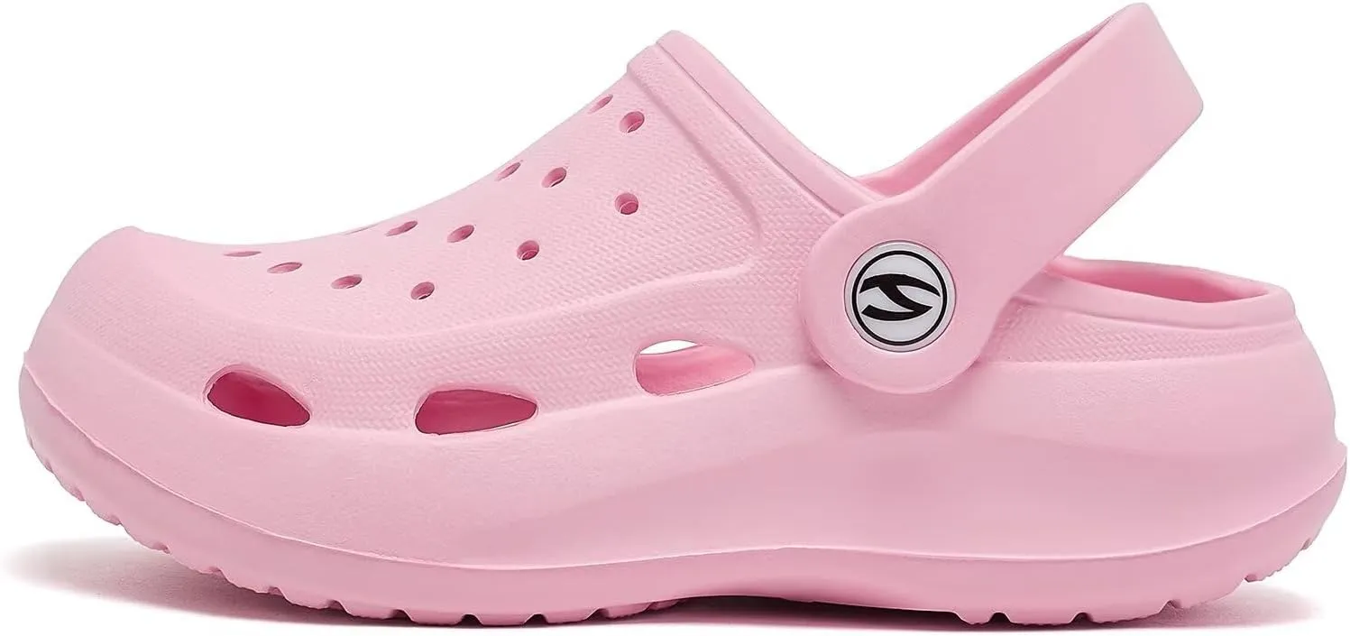 WOUEOI Boys Girls Garden Shoes Toddler Cartoon Slides Sandals Kids Clogs
