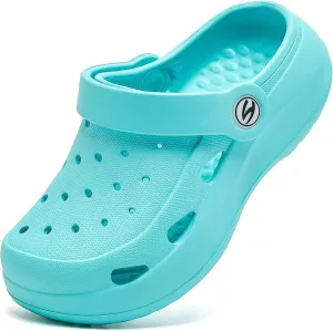WOUEOI Boys Girls Garden Shoes Toddler Cartoon Slides Sandals Kids Clogs