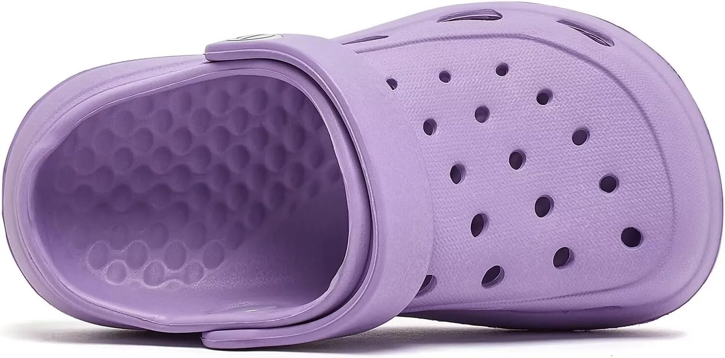 WOUEOI Boys Girls Garden Shoes Toddler Cartoon Slides Sandals Kids Clogs