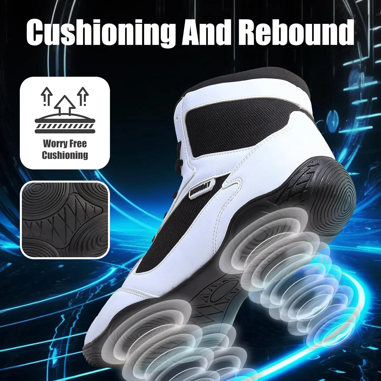 Wrestling Shoes Men Boxing Shoes for Men Pro Wrestling Boots High Top Fitness Weightlifting Powerlifting Shoes