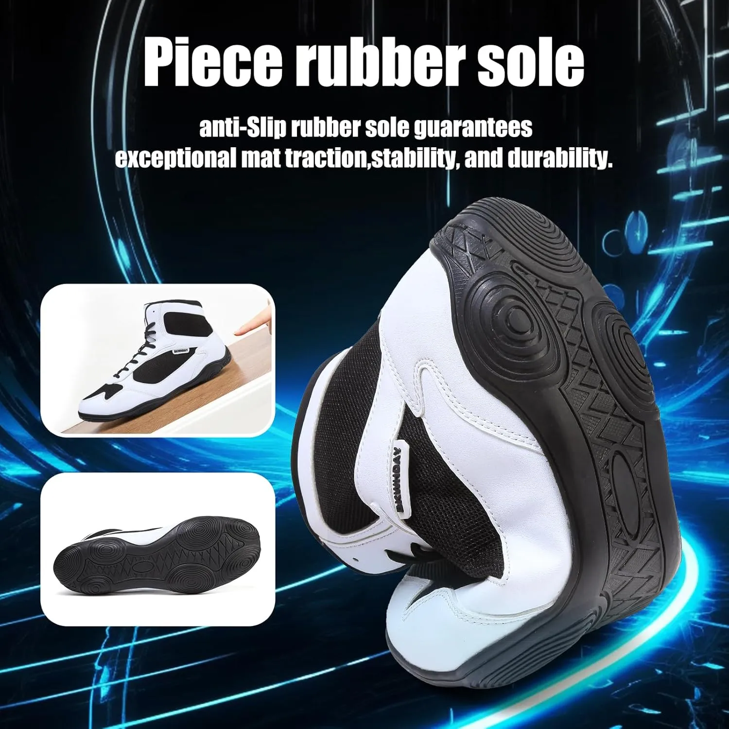 Wrestling Shoes Men Boxing Shoes for Men Pro Wrestling Boots High Top Fitness Weightlifting Powerlifting Shoes