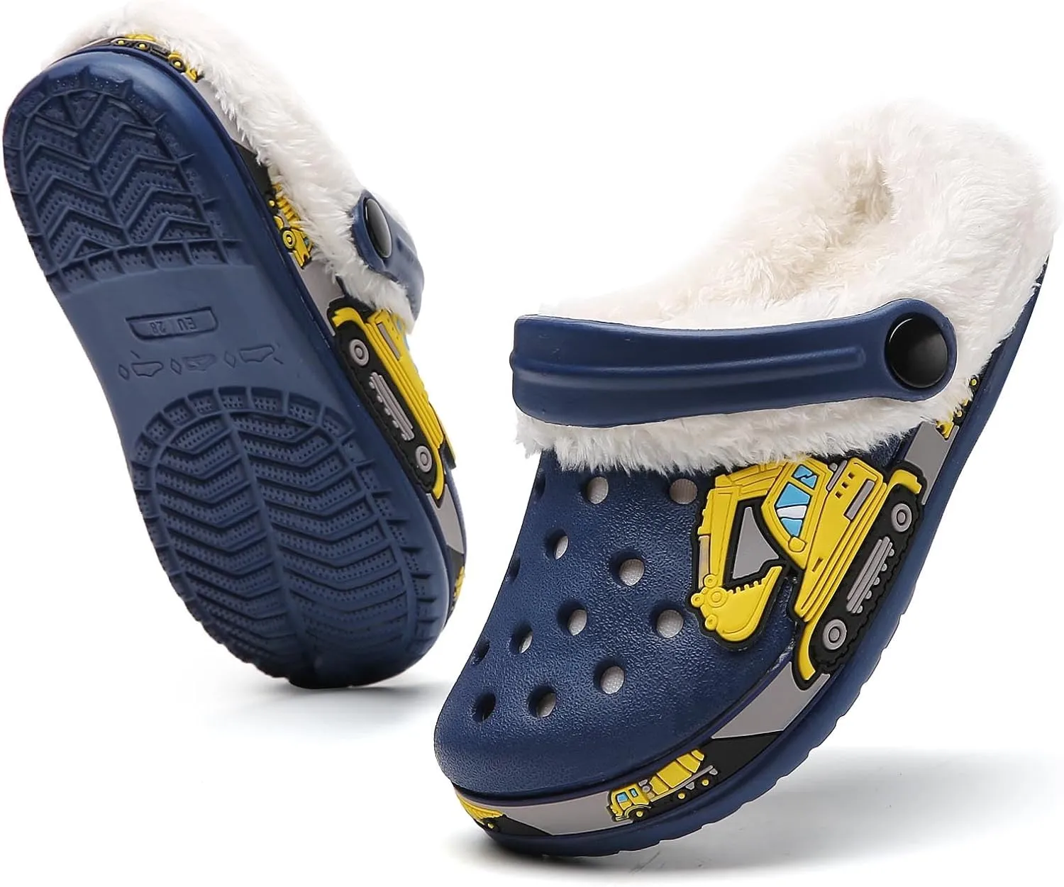 YUKTOPA Boys Girls Clogs Shoes Cartoon Slides Sandals Toddler Little Kid's Slip-on Garden Shoes Lightweight Beach Pool Shower Slippers