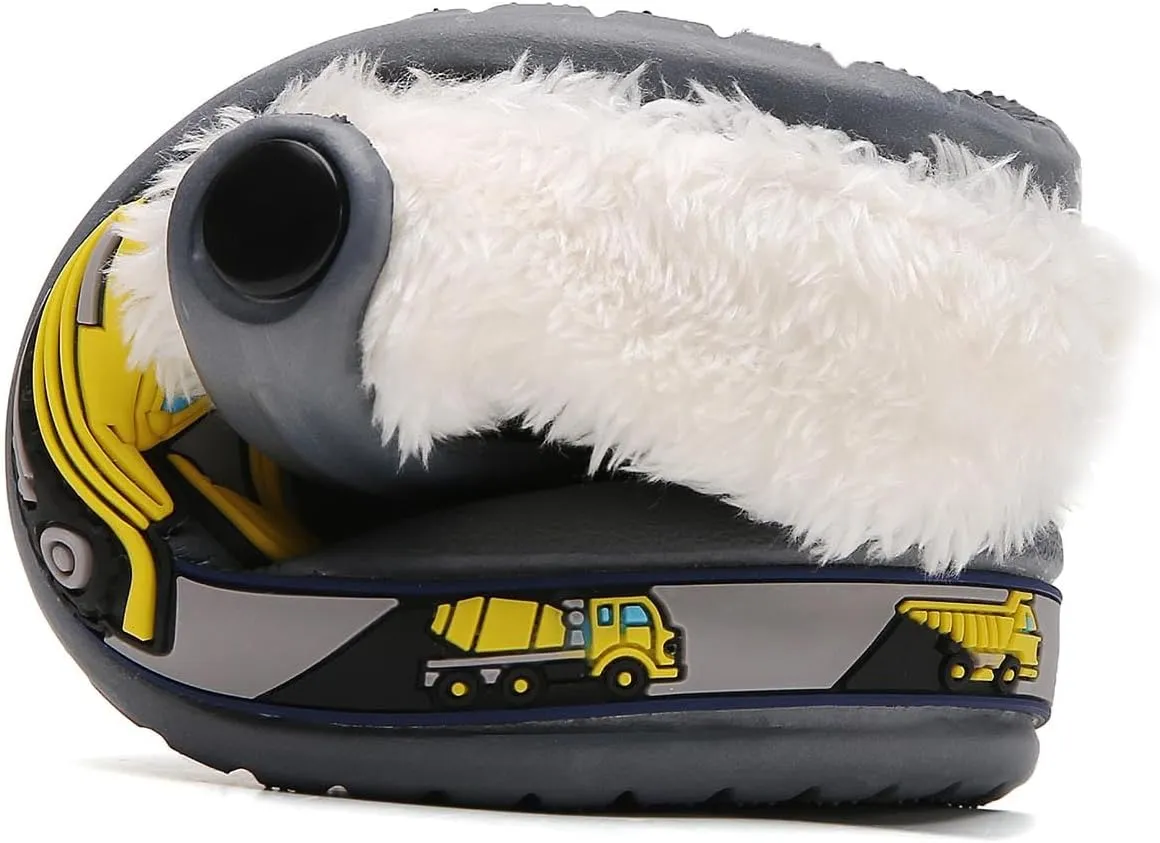 YUKTOPA Boys Girls Clogs Shoes Cartoon Slides Sandals Toddler Little Kid's Slip-on Garden Shoes Lightweight Beach Pool Shower Slippers