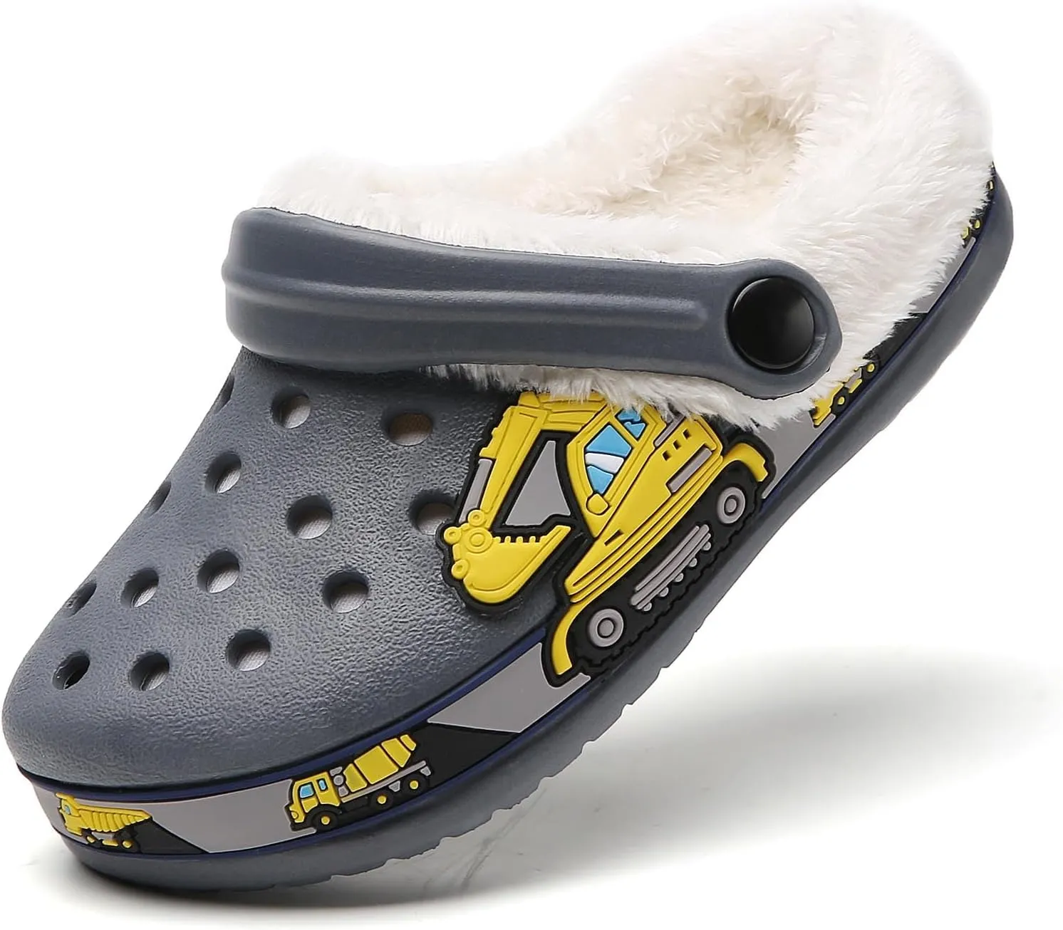 YUKTOPA Boys Girls Clogs Shoes Cartoon Slides Sandals Toddler Little Kid's Slip-on Garden Shoes Lightweight Beach Pool Shower Slippers
