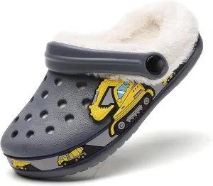 YUKTOPA Boys Girls Clogs Shoes Cartoon Slides Sandals Toddler Little Kid's Slip-on Garden Shoes Lightweight Beach Pool Shower Slippers