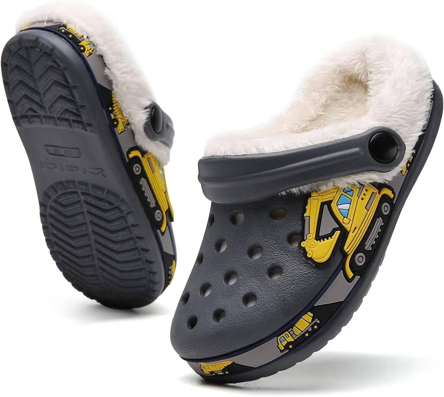 YUKTOPA Boys Girls Clogs Shoes Cartoon Slides Sandals Toddler Little Kid's Slip-on Garden Shoes Lightweight Beach Pool Shower Slippers