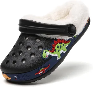 YUKTOPA Boys Girls Clogs Shoes Cartoon Slides Sandals Toddler Little Kid's Slip-on Garden Shoes Lightweight Beach Pool Shower Slippers