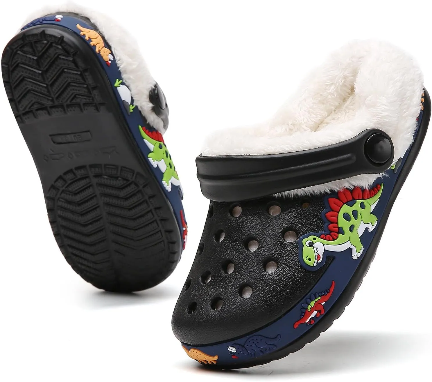 YUKTOPA Boys Girls Clogs Shoes Cartoon Slides Sandals Toddler Little Kid's Slip-on Garden Shoes Lightweight Beach Pool Shower Slippers