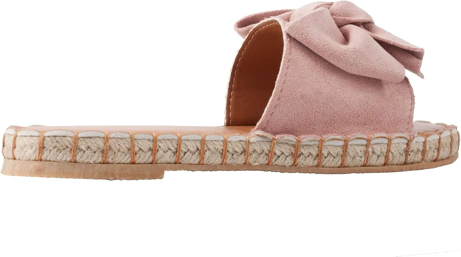YYW Slides for Women Flat Slide Sandals Slip On Open Toe Sandals Casual Style with Bowknot Ornament for Summer Outdoor Indoor
