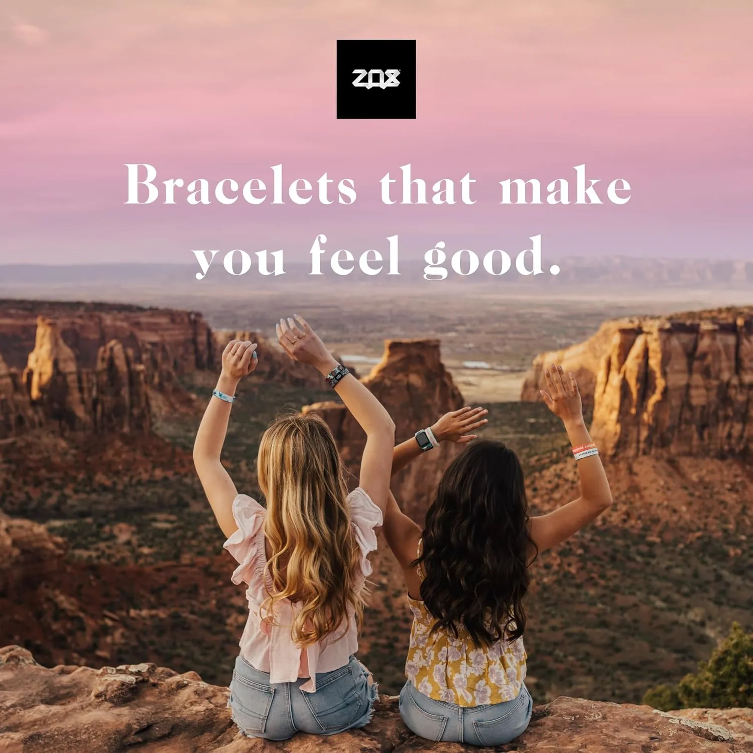 ZOX Bracelets — Stretchy Elastic Band with Motivational Affirmations and Beautiful Artwork, Great Wristband Gift for Men & Women of All Ages