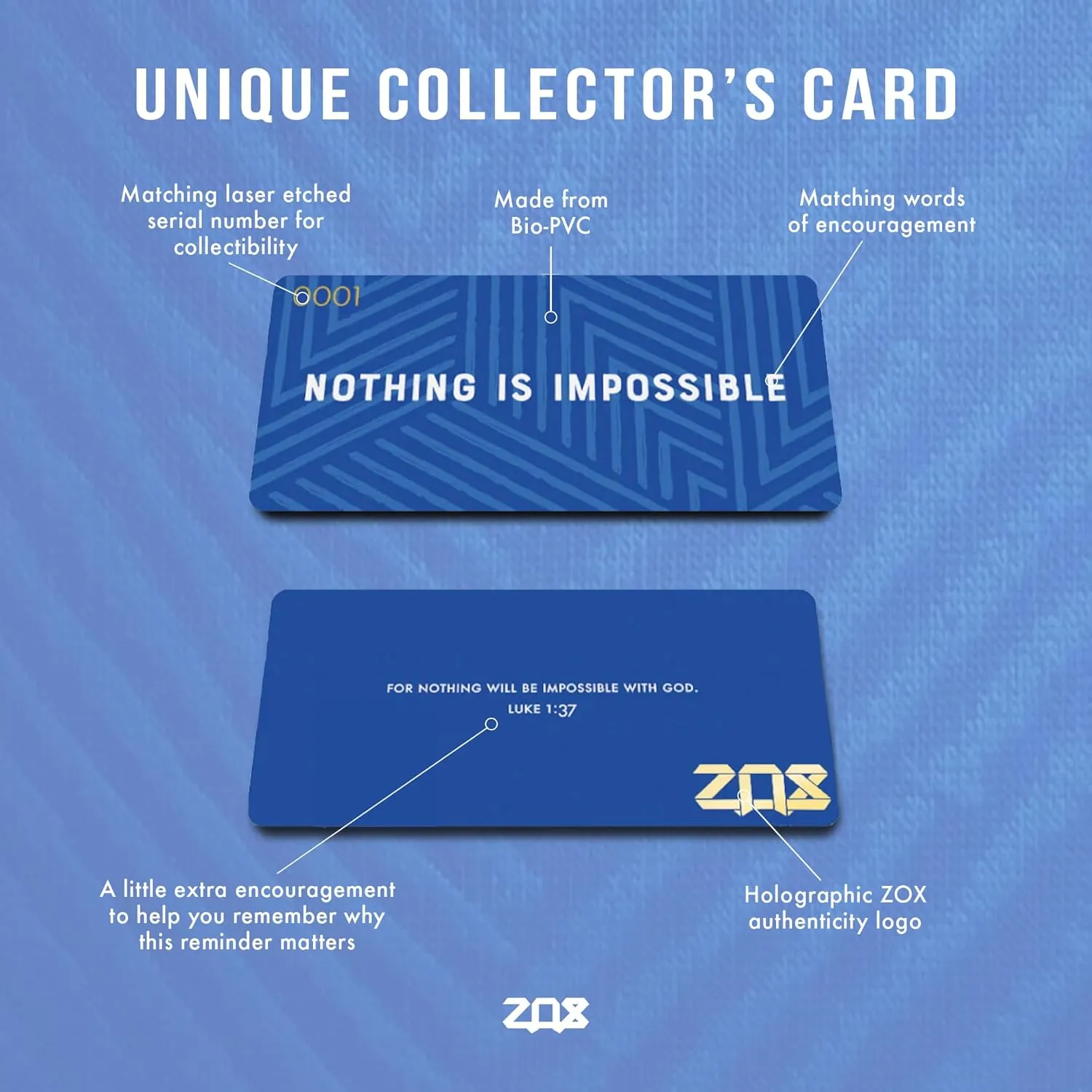 ZOX Bracelets — Stretchy Elastic Band with Motivational Affirmations and Beautiful Artwork, Great Wristband Gift for Men & Women of All Ages